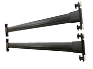 Barras cruzadas B064 del estante del coche del negro de la aleación de aluminio para Lexus Rx350 2010 - 2015