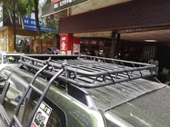 Escalera lateral de acero de SUV del hierro universal para la cesta redonda del tejado del tubo